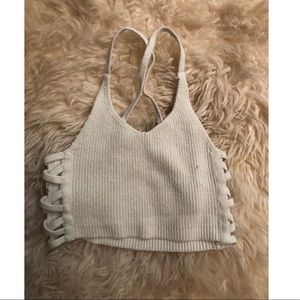 CROPPED KNIT TANK